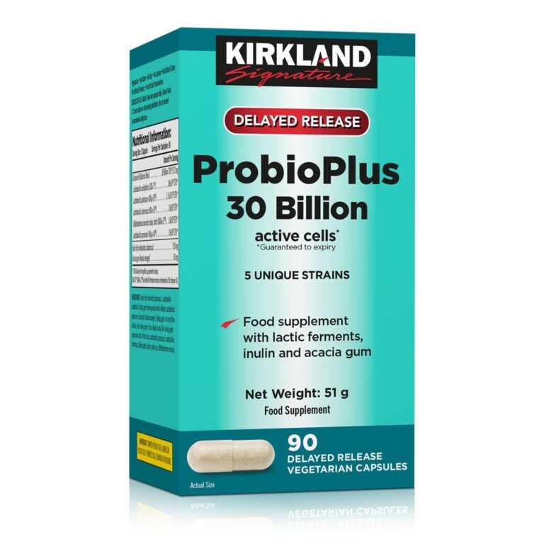 Kirkland Signature ProbioPlus 30 miljarder, framsida