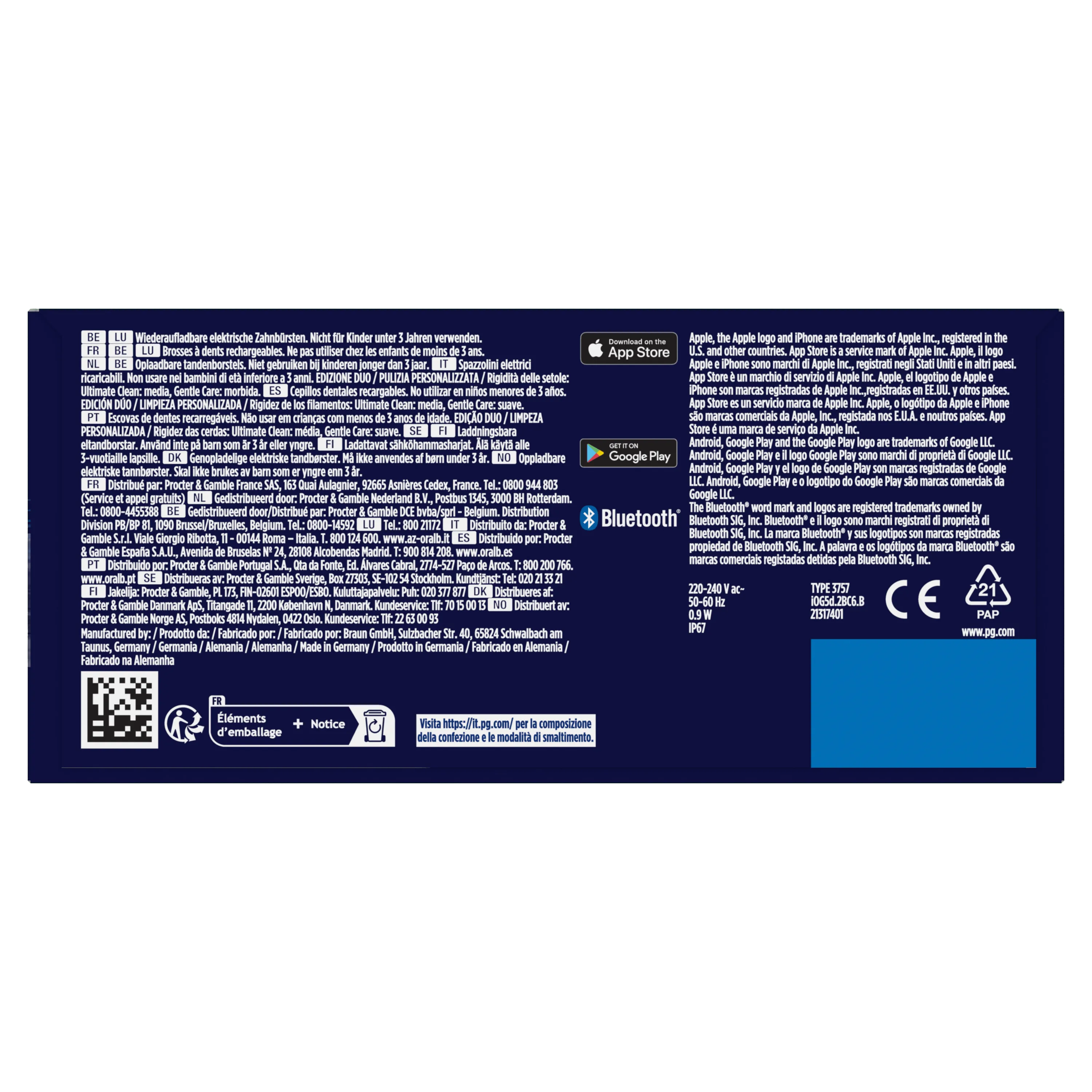 Oral-B iO5 Duo Pack – matt svart och Quiet White – produktbild 5