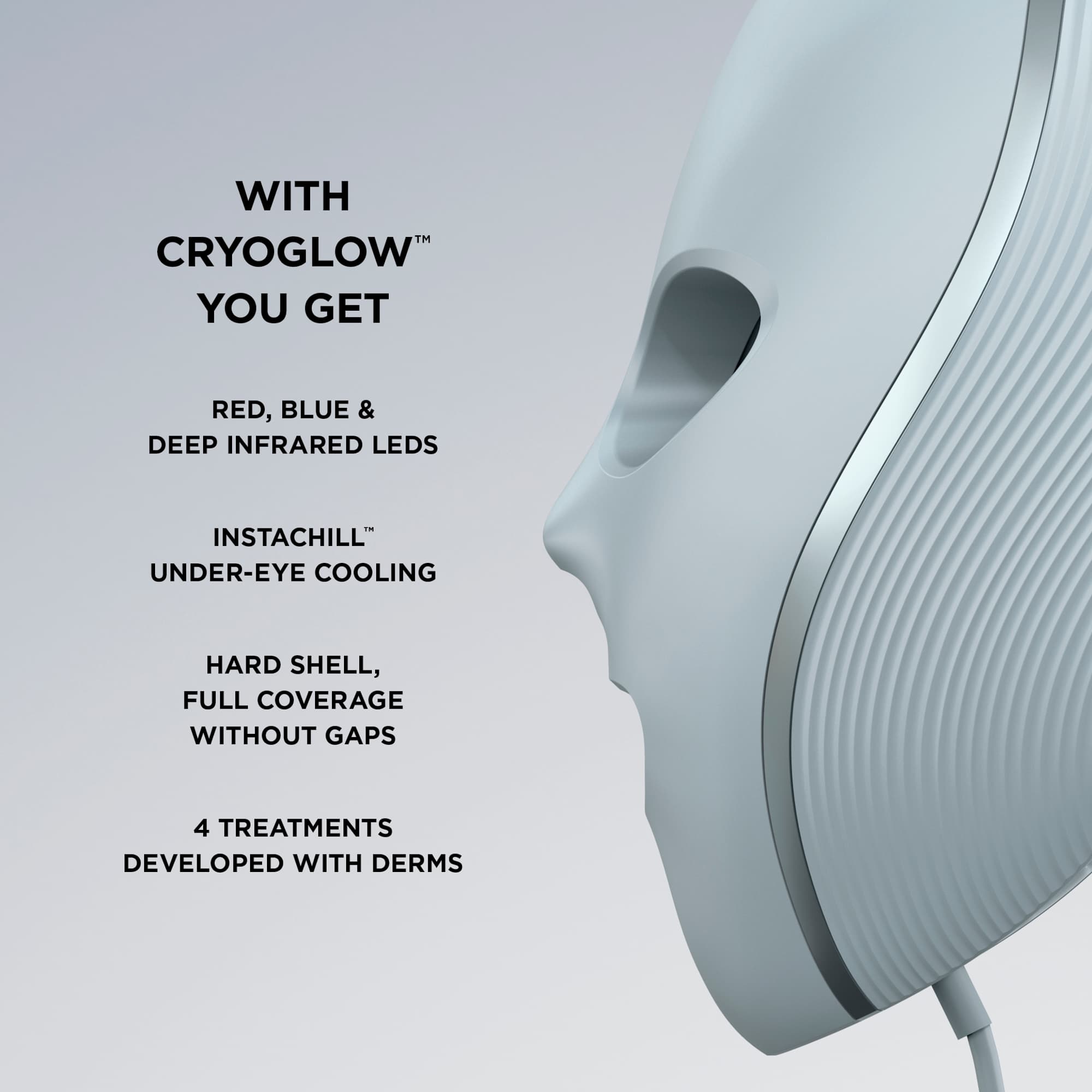 Shark CryoGlow LED-ansiktsmask – FW312EU – produktbild 5