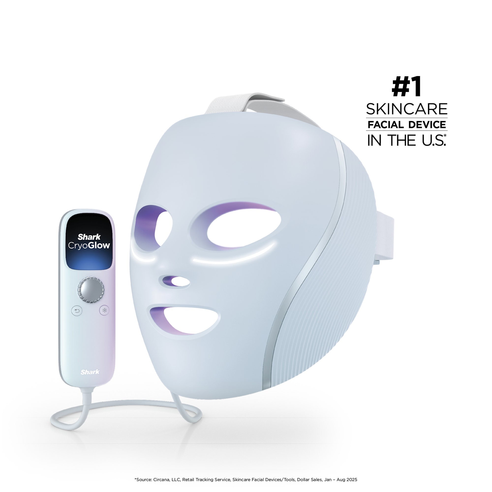 Shark CryoGlow LED-ansiktsmask – FW312EU – produktbild 2