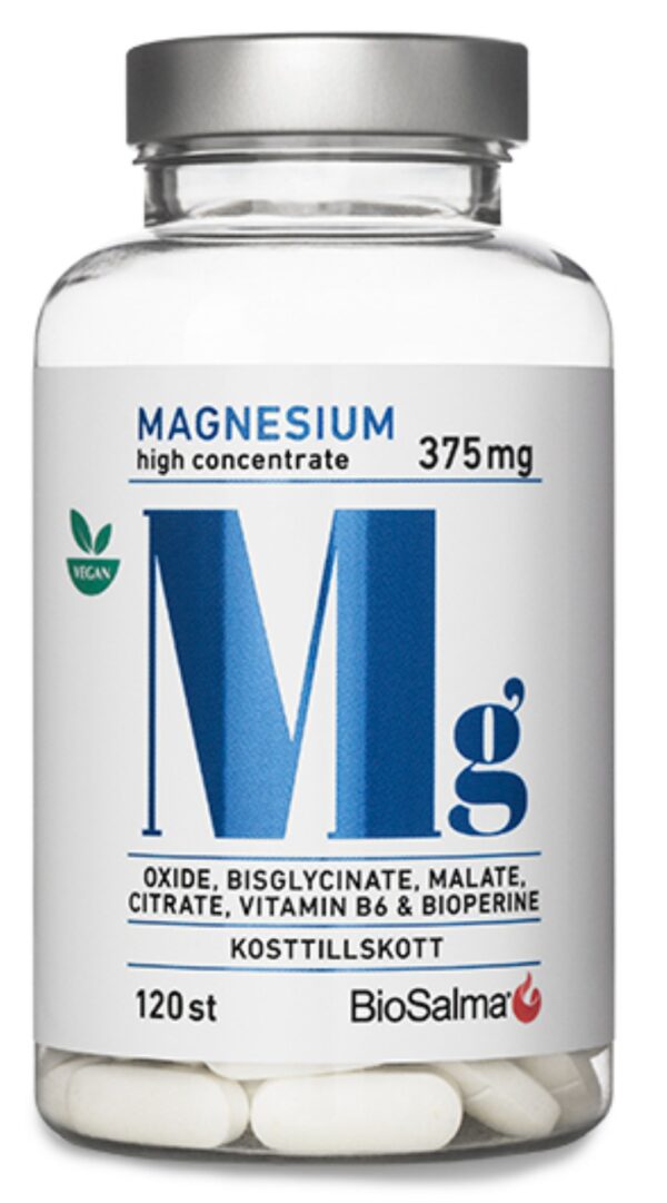 BioSalma Magnesium 375 mg – 120 tabletter