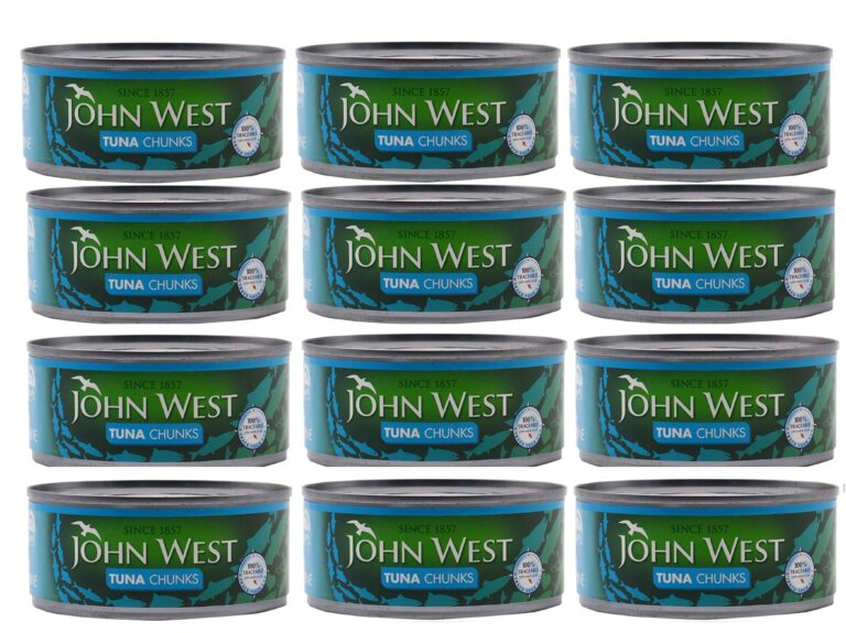 John West Tuna Chunks i vatten – 12 × 145 g
