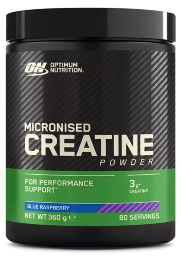 Optimum Nutrition Micronised Creatine 360 g Blue Raspberry
