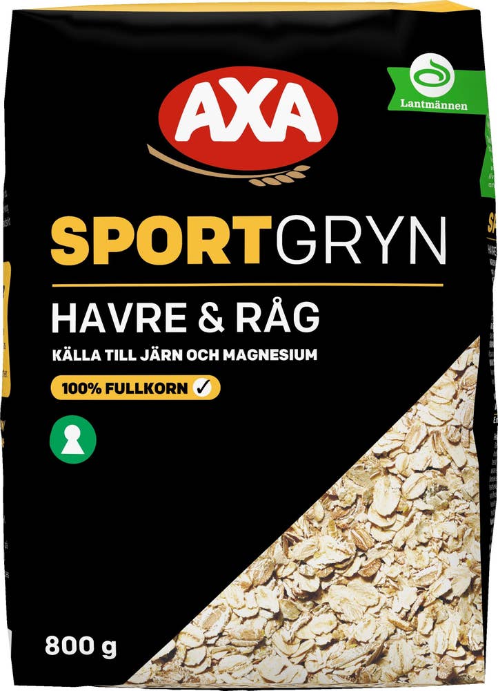 AXA Sportgryn Havre & Råg 800 g