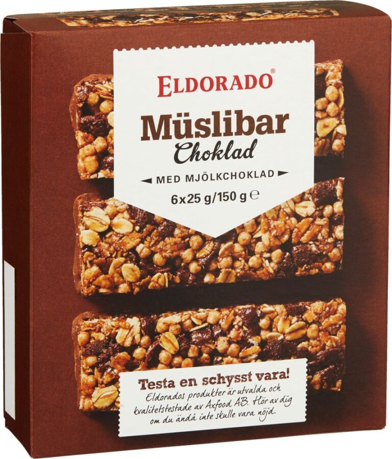 Eldorado Müslibar Choklad 6×25 g