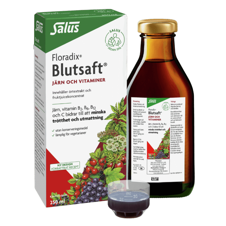 Salus Floradix Blutsaft Järn och Vitaminer 250 ml