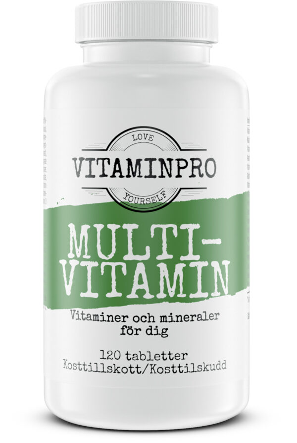 VitaminPro Multivitamin 120 tabletter